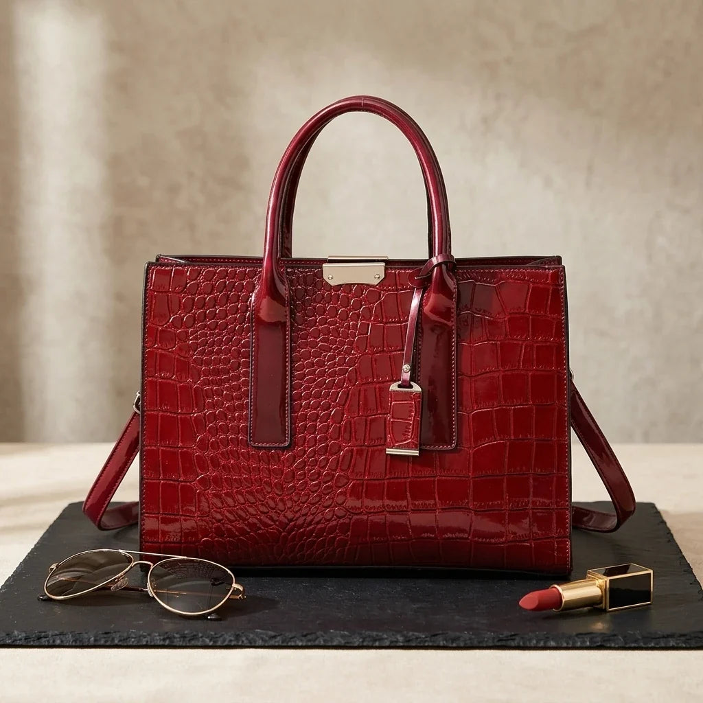 Sac Bandoulière Crocodile Vintage Vittoria