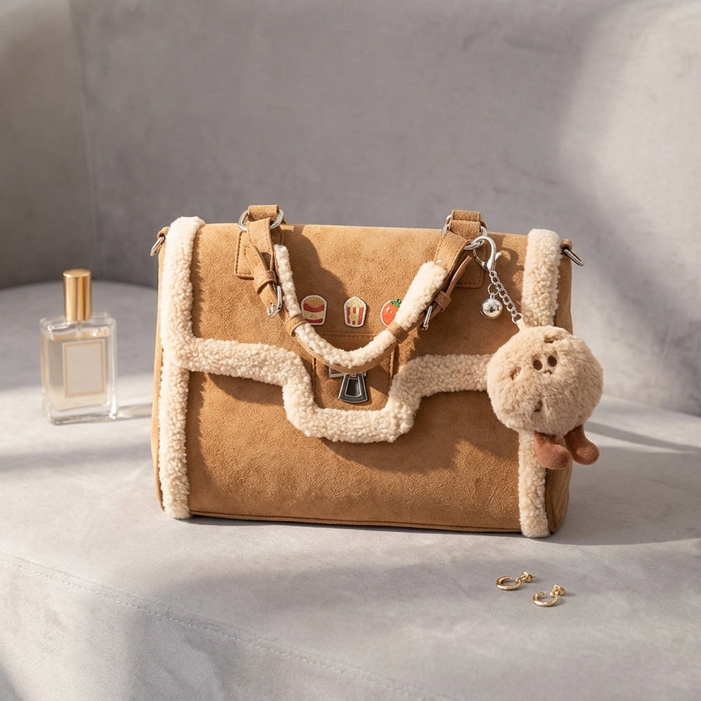 Sac Bandoulière Fausse Fourrure Isotta Mini