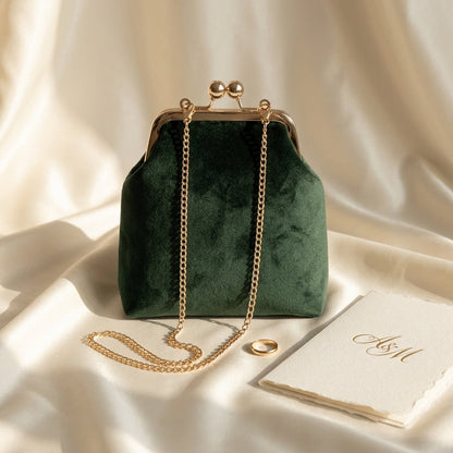 Sac Bandoulière Velours Ottilia Rétro