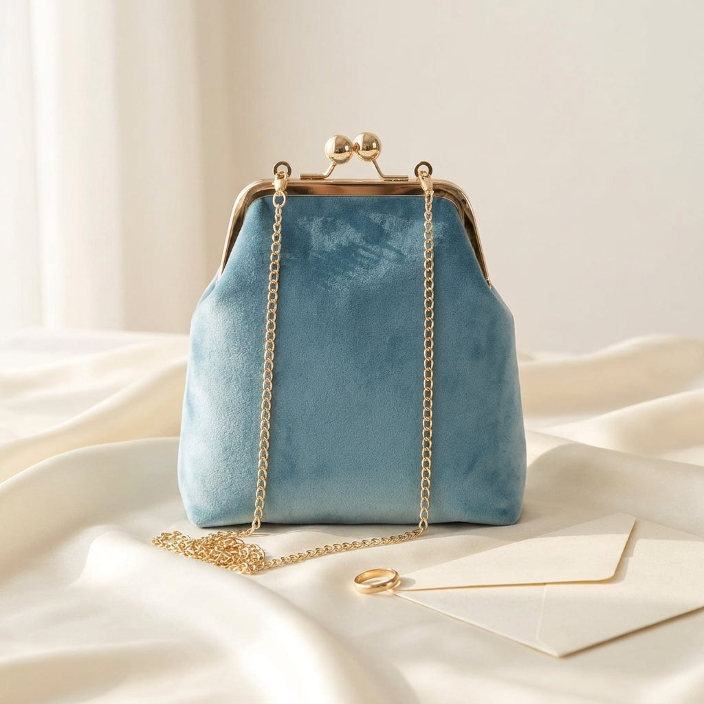 Sac Bandoulière Velours Ottilia Rétro