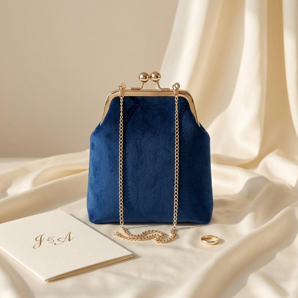 Sac Bandoulière Velours Ottilia Rétro