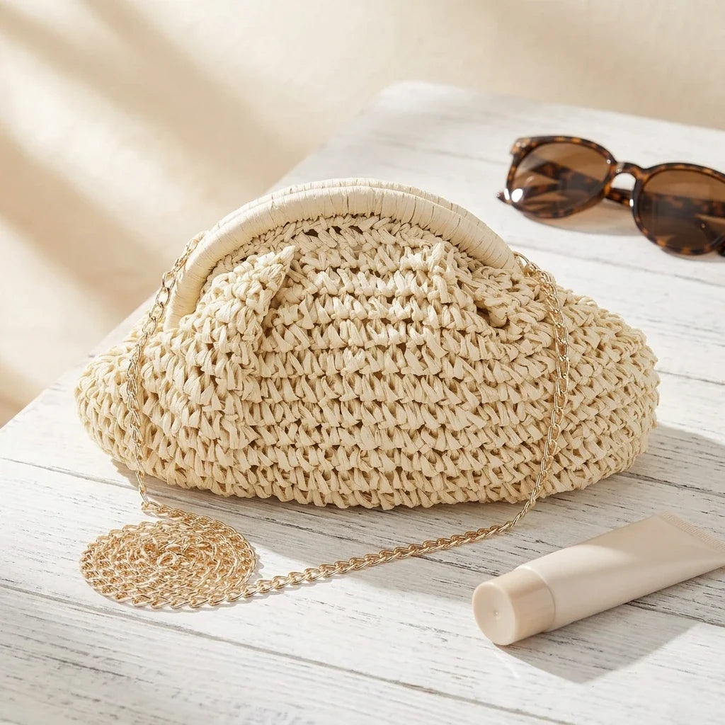 Sac Bandoulière Paille Petit Modèle