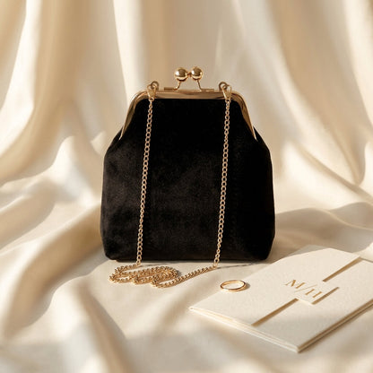 Sac Bandoulière Velours Ottilia Rétro