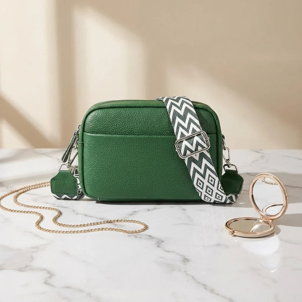 Sac Bandoulière Cuir Prisca Petit Modèle