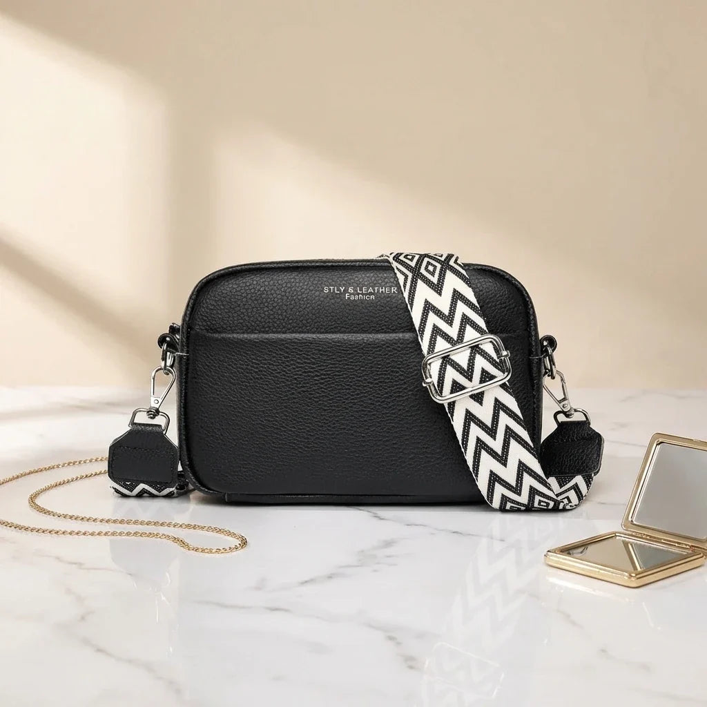 Sac Bandoulière Cuir Prisca Petit Modèle