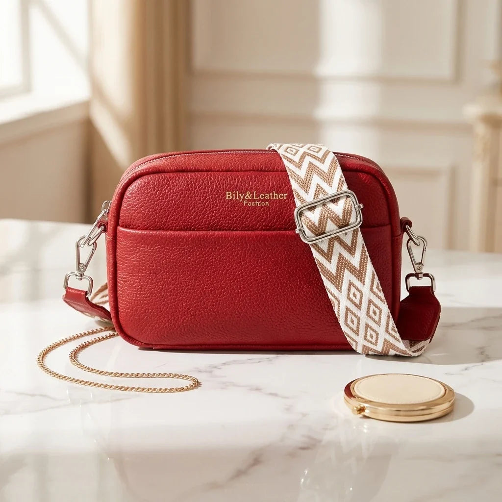 Sac Bandoulière Cuir Prisca Petit Modèle