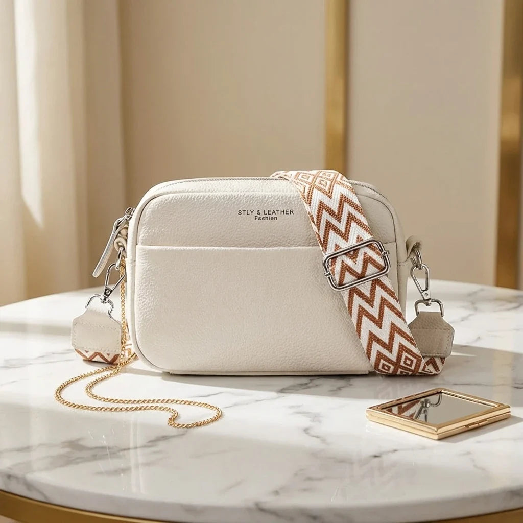 Sac Bandoulière Cuir Prisca Petit Modèle