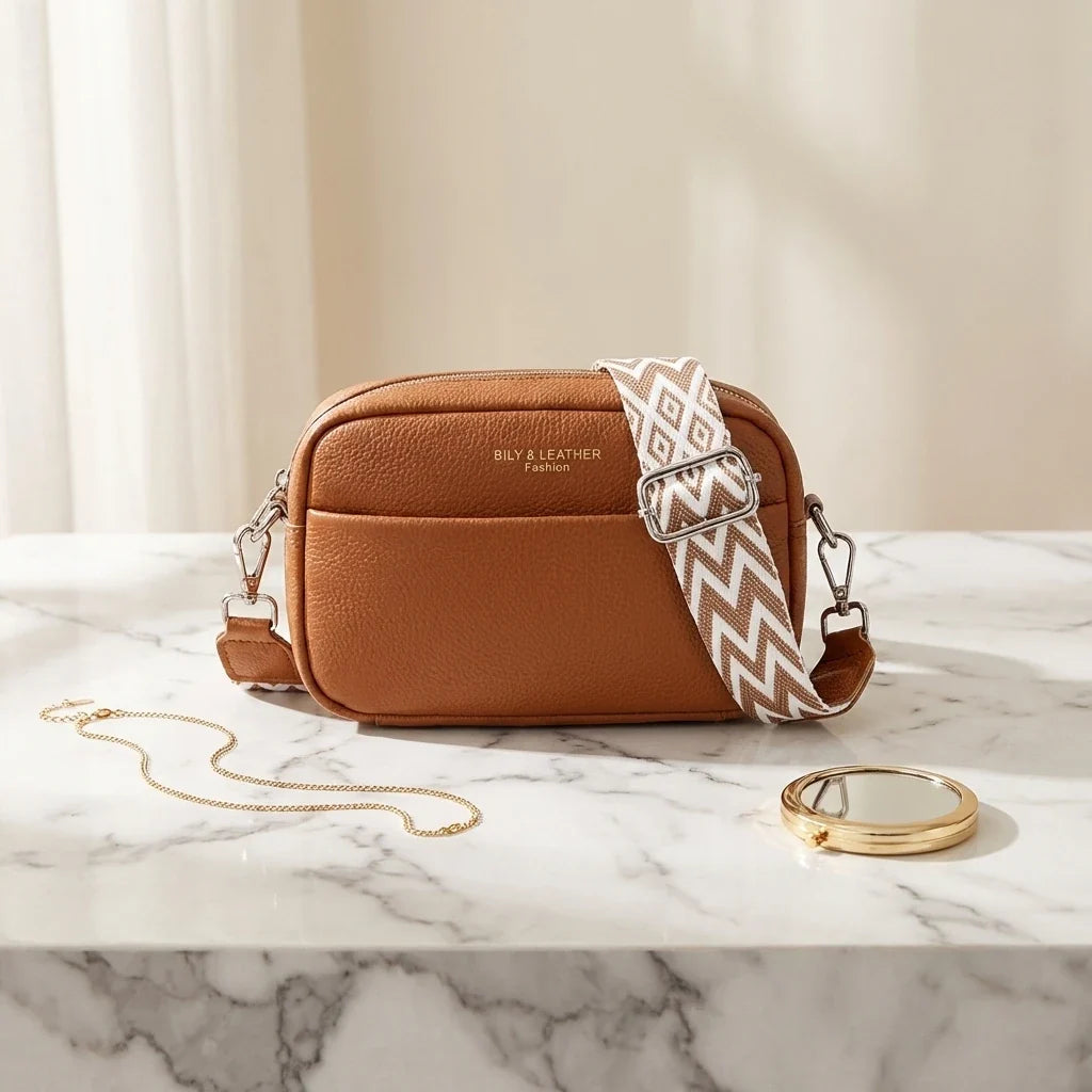 Sac Bandoulière Cuir Prisca Petit Modèle