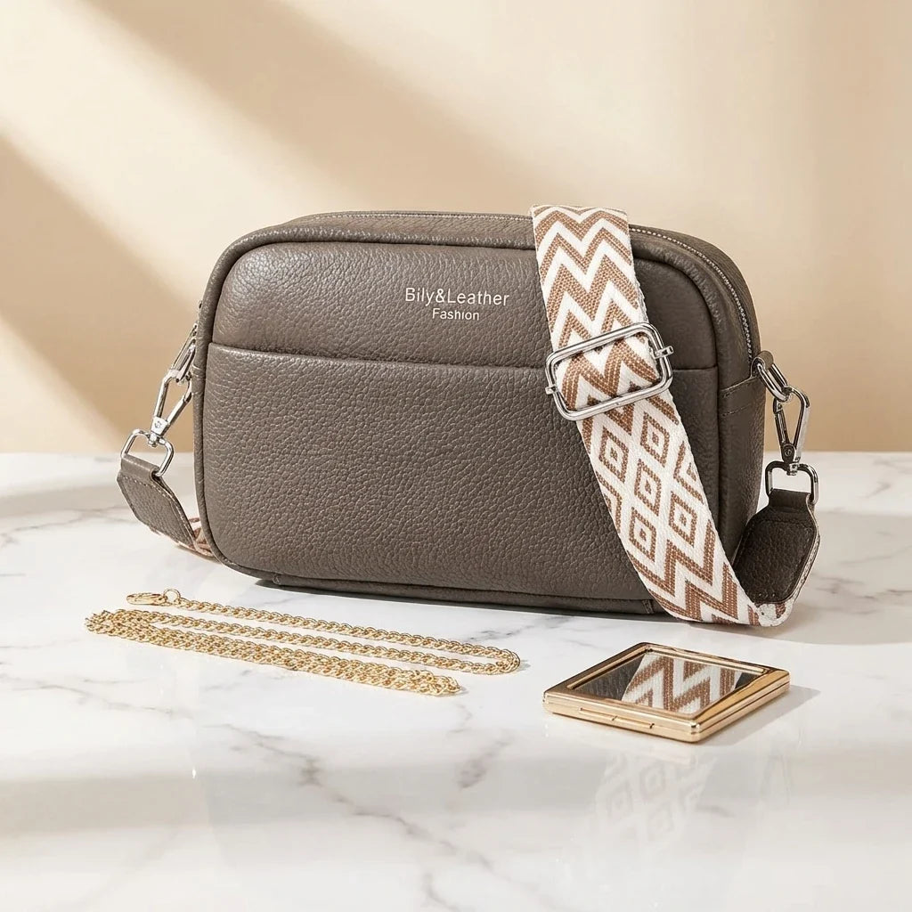 Sac Bandoulière Cuir Prisca Petit Modèle