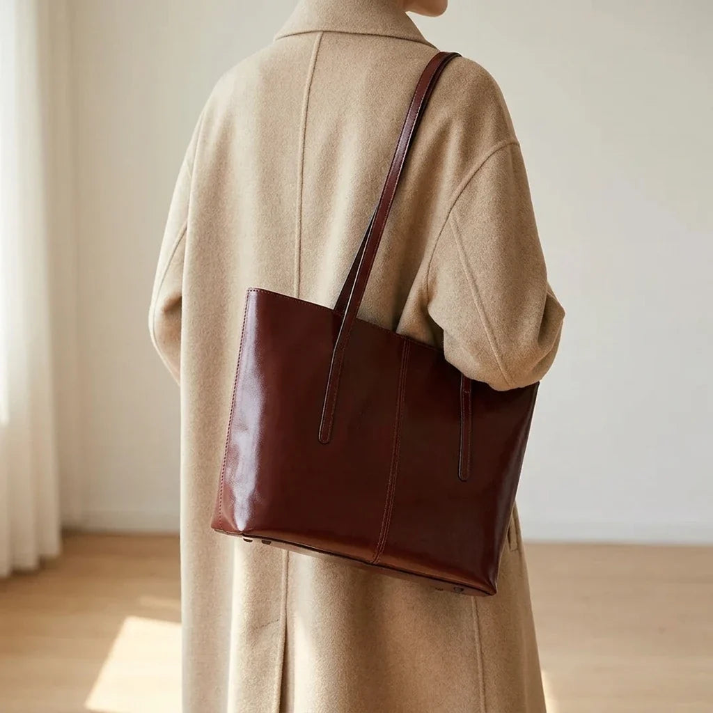 Adriana : Sac Fourre-Tout Cuir Véritable