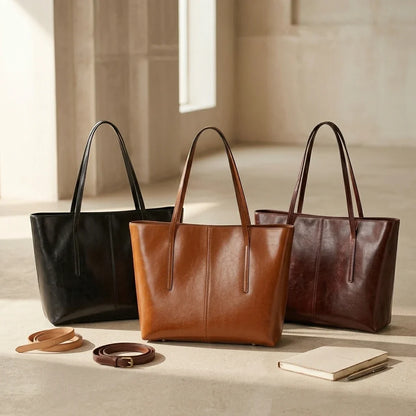 Adriana : Sac Fourre-Tout Cuir Véritable