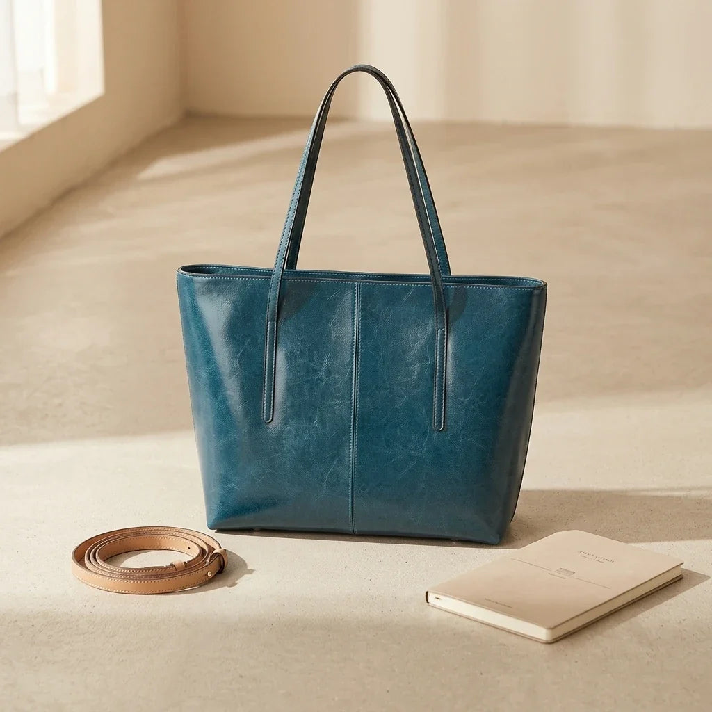 Adriana : Sac Fourre-Tout Cuir Véritable