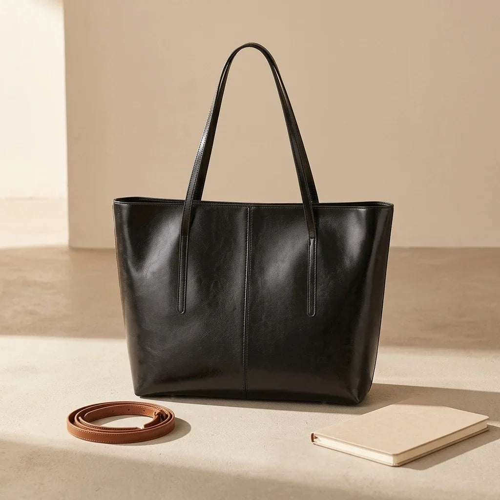 Adriana : Sac Fourre-Tout Cuir Véritable