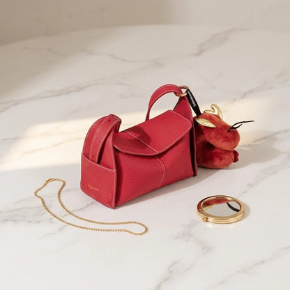 Sac Bandoulière Architectural Lorenza Cuir Souple