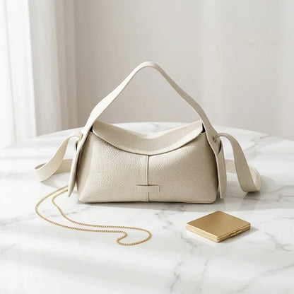 Sac Bandoulière Architectural Lorenza Cuir Souple