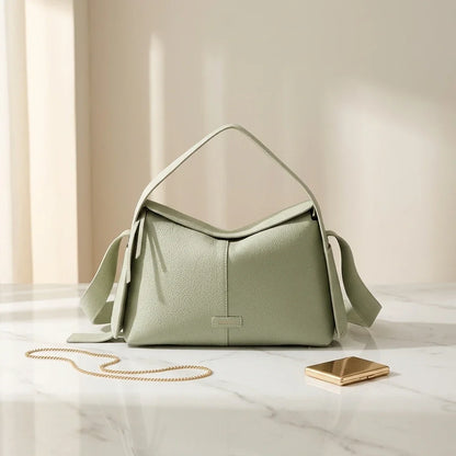 Sac Bandoulière Architectural Lorenza Cuir Souple