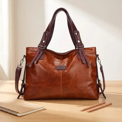 Sac bandoulière Tosca : Cuir vintage et grande capacité