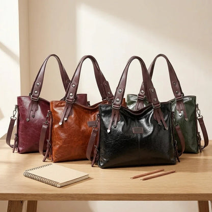 Sac bandoulière Tosca : Cuir vintage et grande capacité