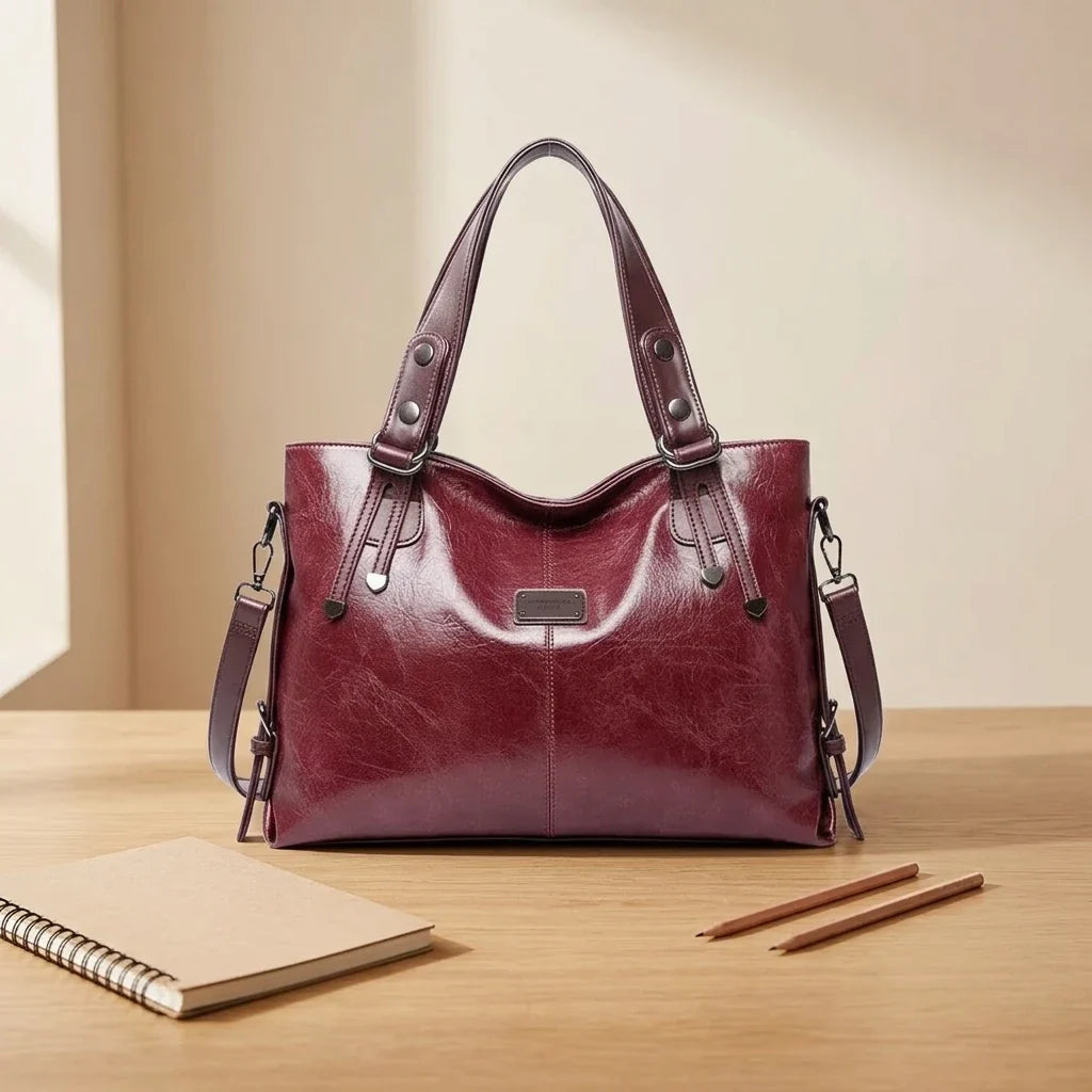 Sac bandoulière Tosca : Cuir vintage et grande capacité