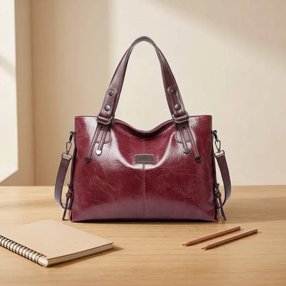 Sac bandoulière Tosca : Cuir vintage et grande capacité
