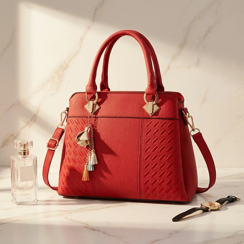 Sac bandoulière Camilla cuir brodé