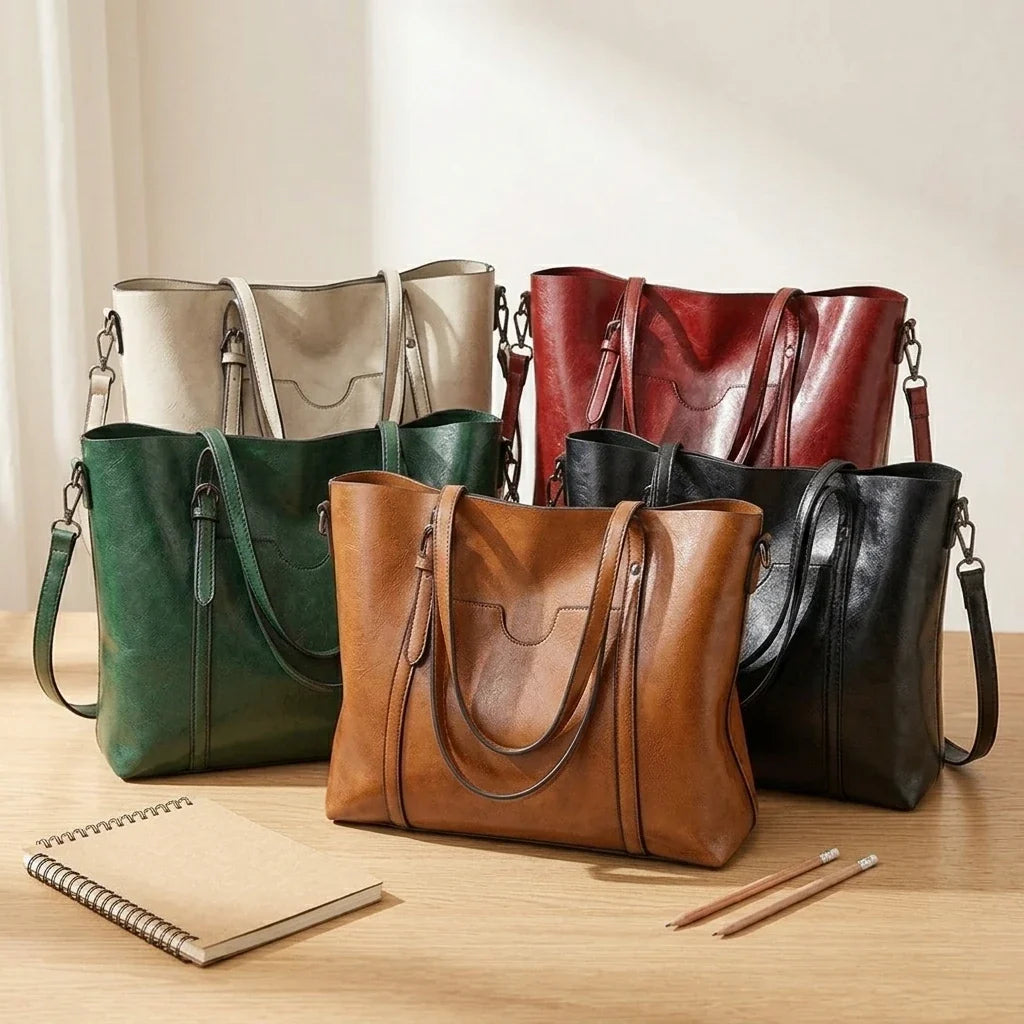 Annalisa : Sac Bandoulière Cuir Ciré Vintage Structuré