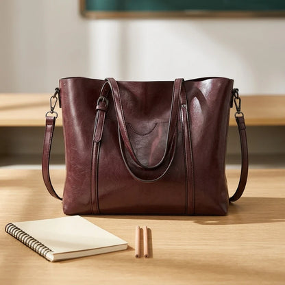 Annalisa : Sac Bandoulière Cuir Ciré Vintage Structuré