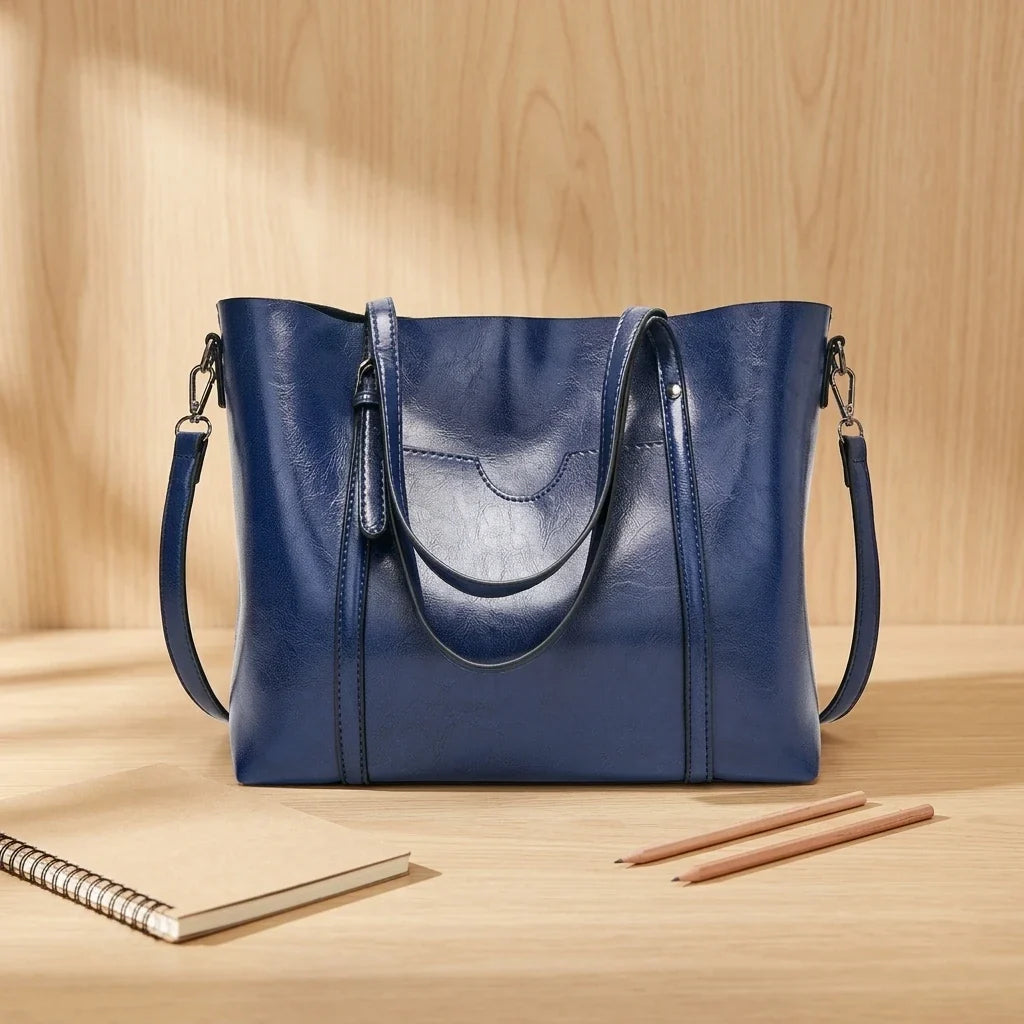 Annalisa : Sac Bandoulière Cuir Ciré Vintage Structuré