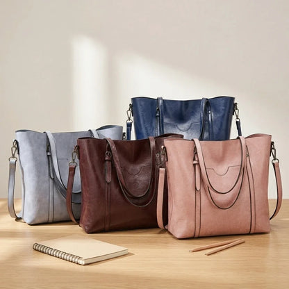 Annalisa : Sac Bandoulière Cuir Ciré Vintage Structuré