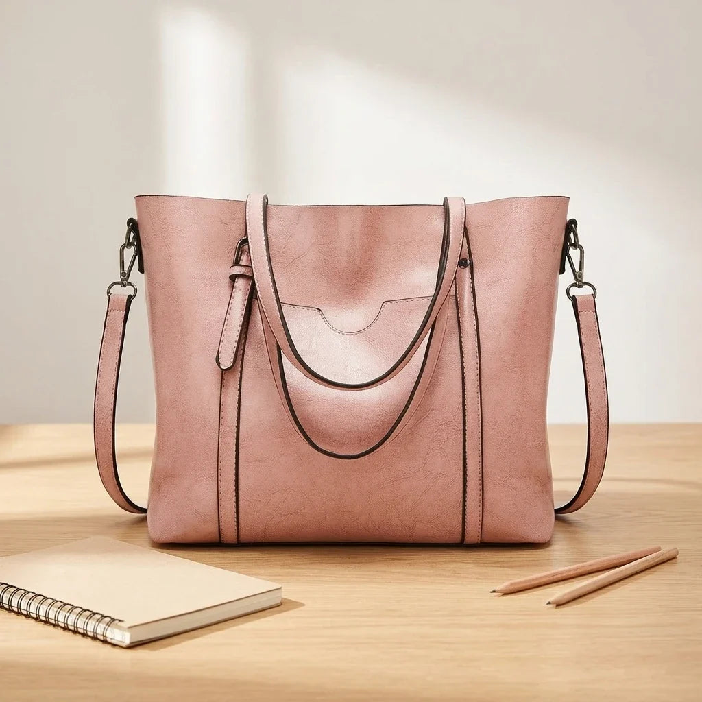 Annalisa : Sac Bandoulière Cuir Ciré Vintage Structuré