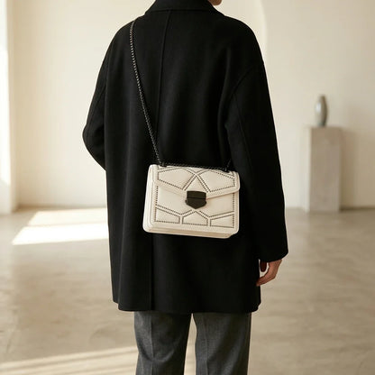 Sac Bandoulière Clouté Nina Vintage Chic