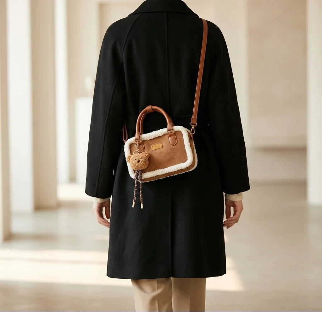 Sac Bandoulière Serena Laine d'Agneau