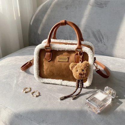 Sac Bandoulière Serena Laine d'Agneau