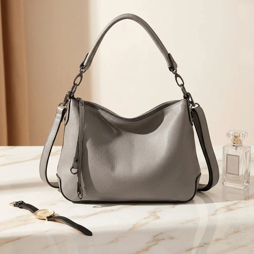 Sac Bandoulière Cuir Souple Alessandra
