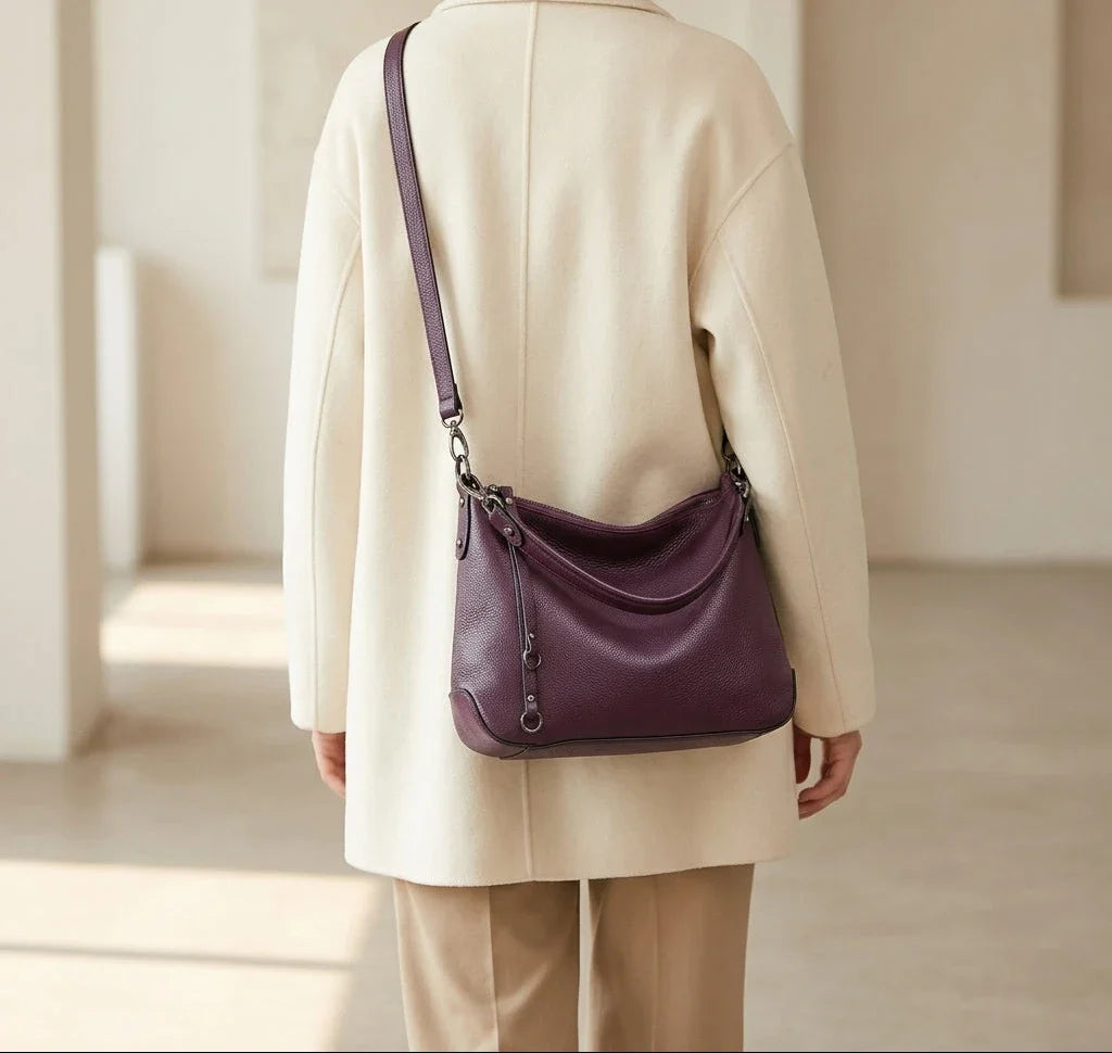 Sac Bandoulière Cuir Souple Alessandra