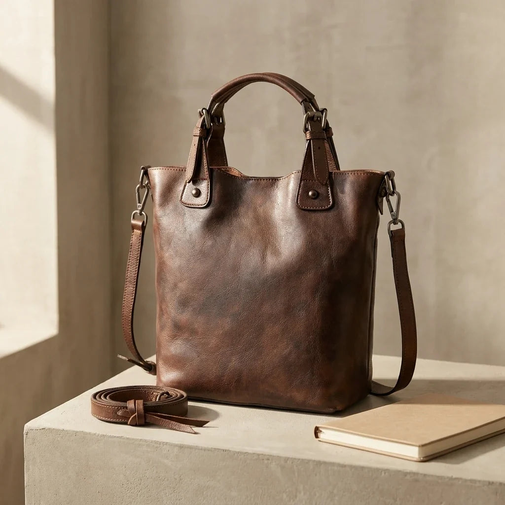 Sac Bandoulière Alba Cuir Véritable Messager