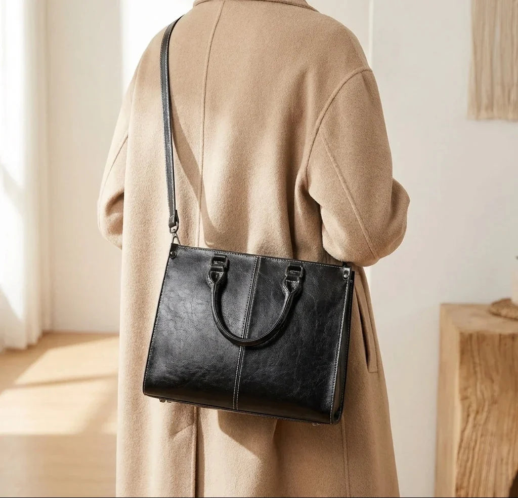 Sac Bandoulière Cuir Véritable Tecla