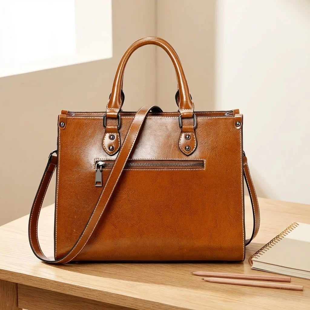 Sac Bandoulière Cuir Véritable Tecla