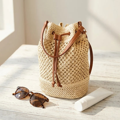 Sac Bandoulière Paille Bohème Adelina
