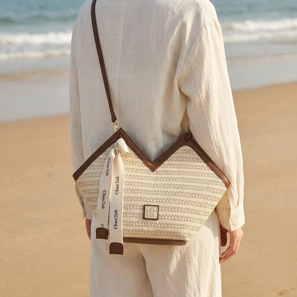 Sac Bandoulière Paille Alma - Style Estival Rétro