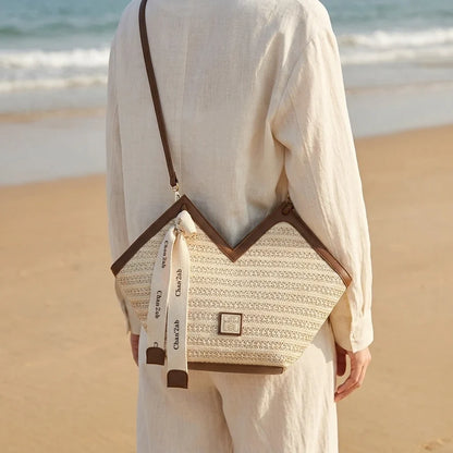 Sac Bandoulière Paille Alma - Style Estival Rétro