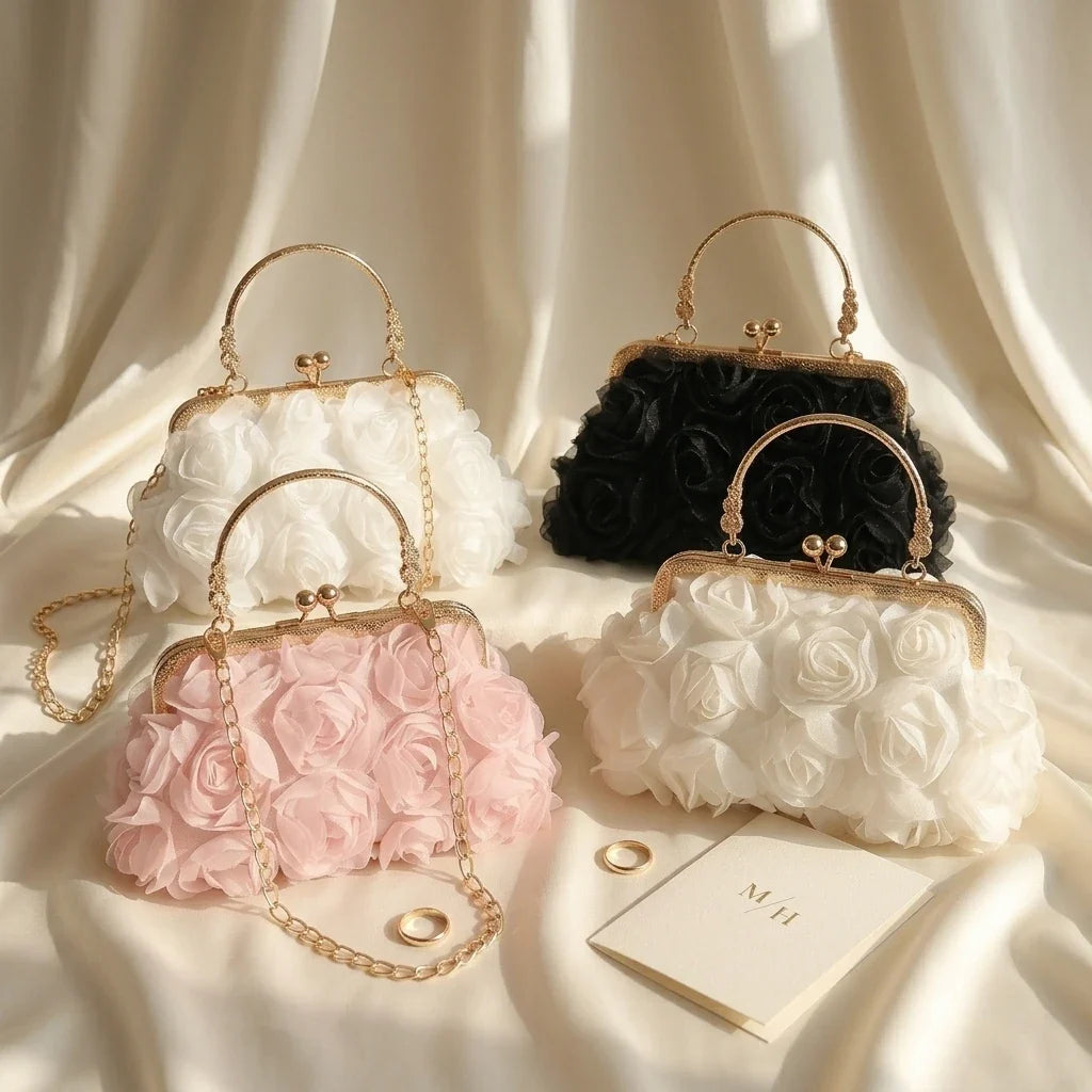 Sac Bandoulière Rosalia : Charme Floral Féérique