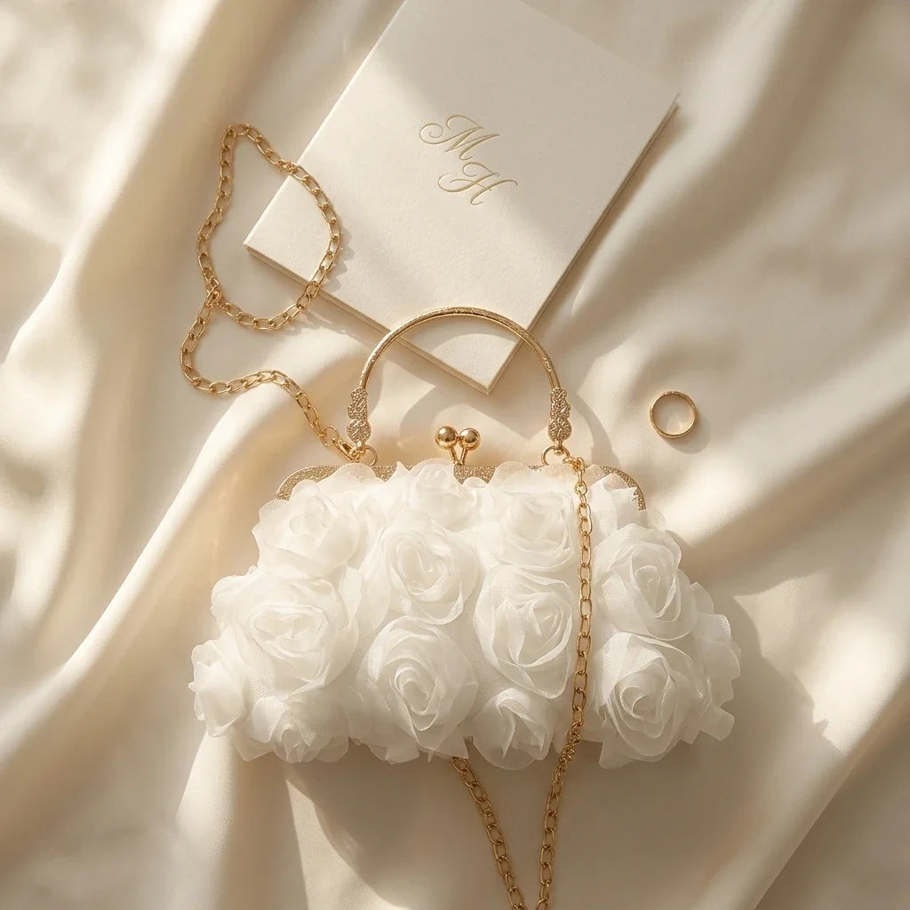 Sac Bandoulière Rosalia : Charme Floral Féérique