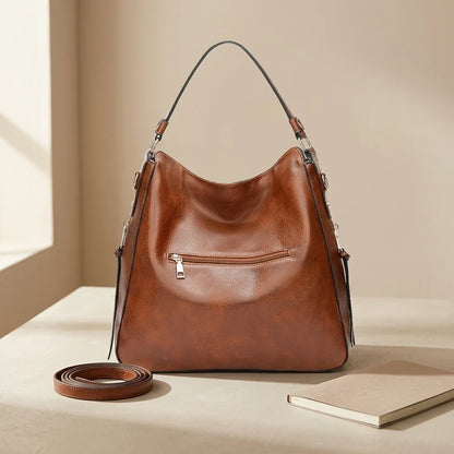 Sac Bandoulière Hobo Cuir Souple Ravella