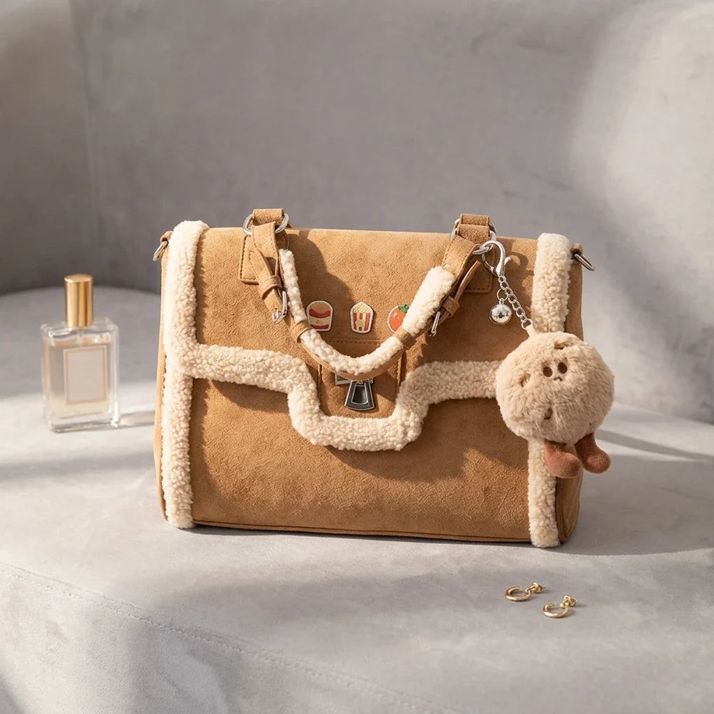 Sac Bandoulière Fausse Fourrure Isotta Mini