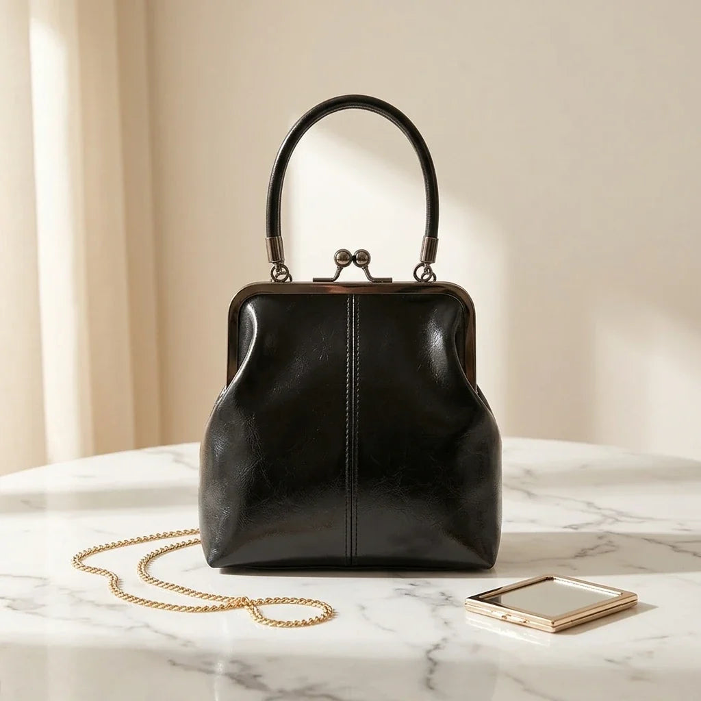 Sac bandoulière cuir vintage Arezza