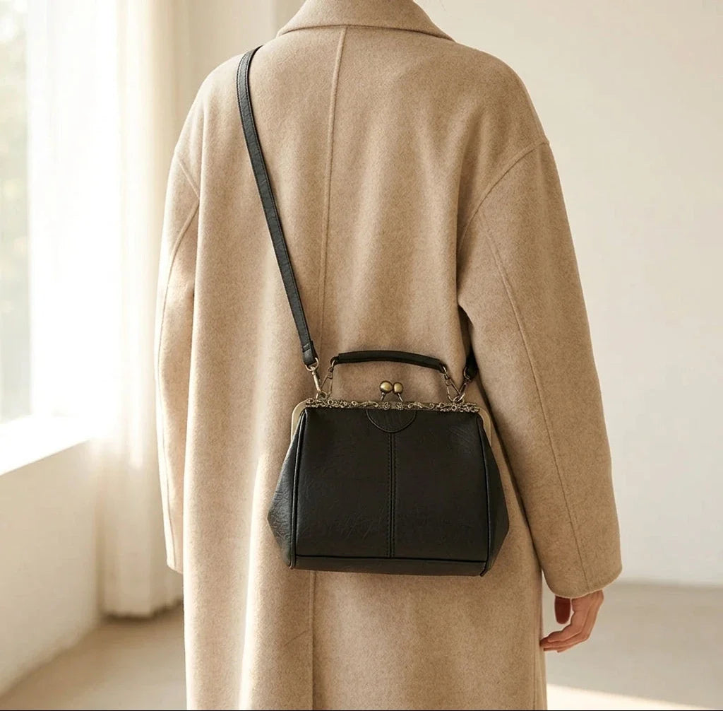 Sac Bandoulière Rétro Cuir Souple Calista