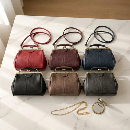 Sac Bandoulière Rétro Cuir Souple Calista