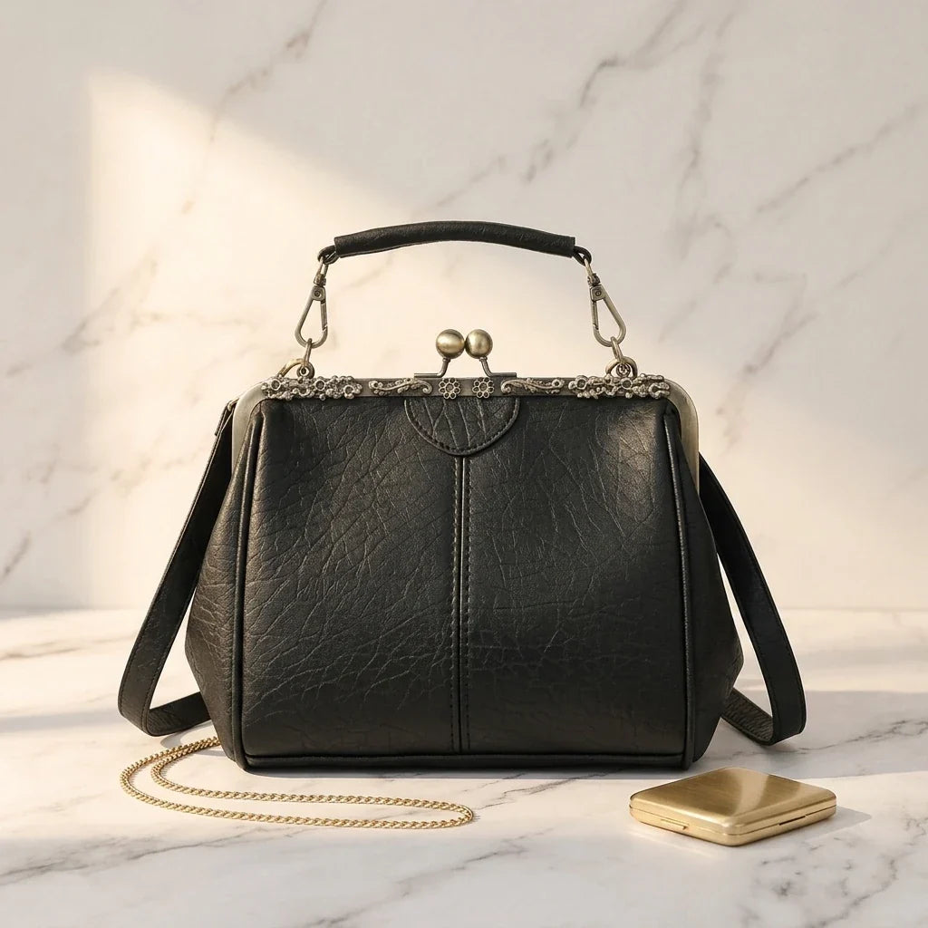 Sac Bandoulière Rétro Cuir Souple Calista