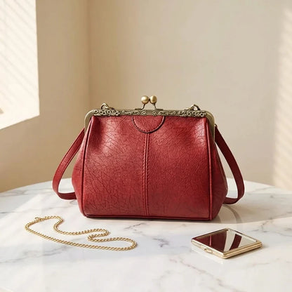 Sac Bandoulière Rétro Cuir Souple Calista